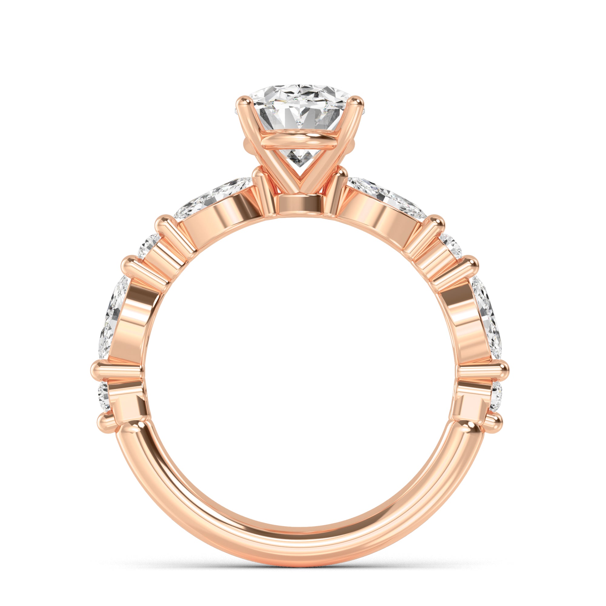 The Oval Petal Ring