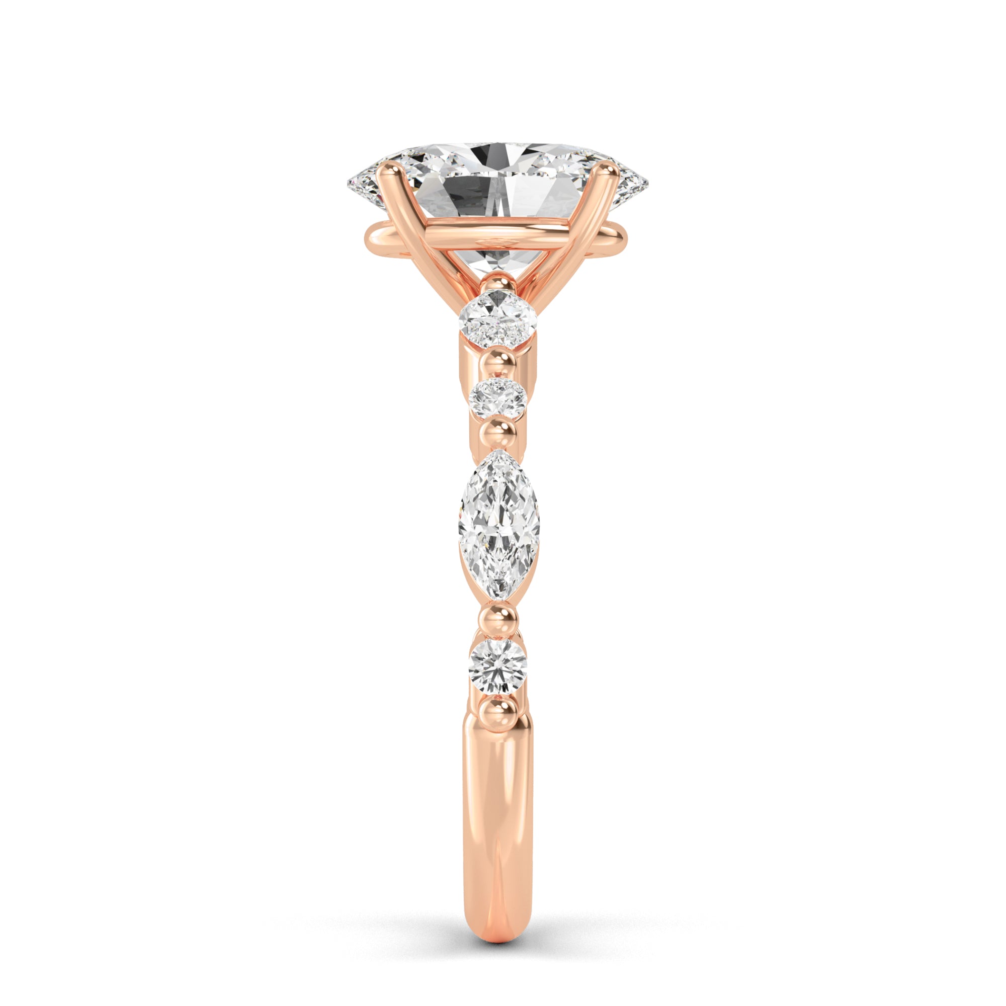 The Oval Petal Ring