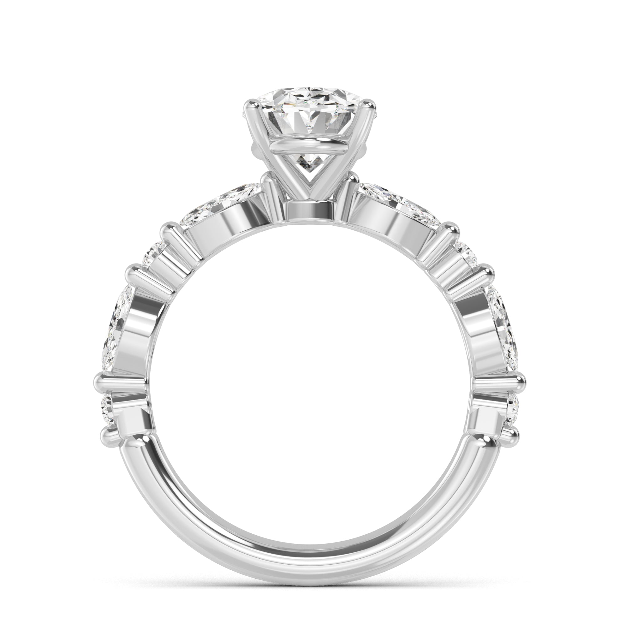The Oval Petal Ring