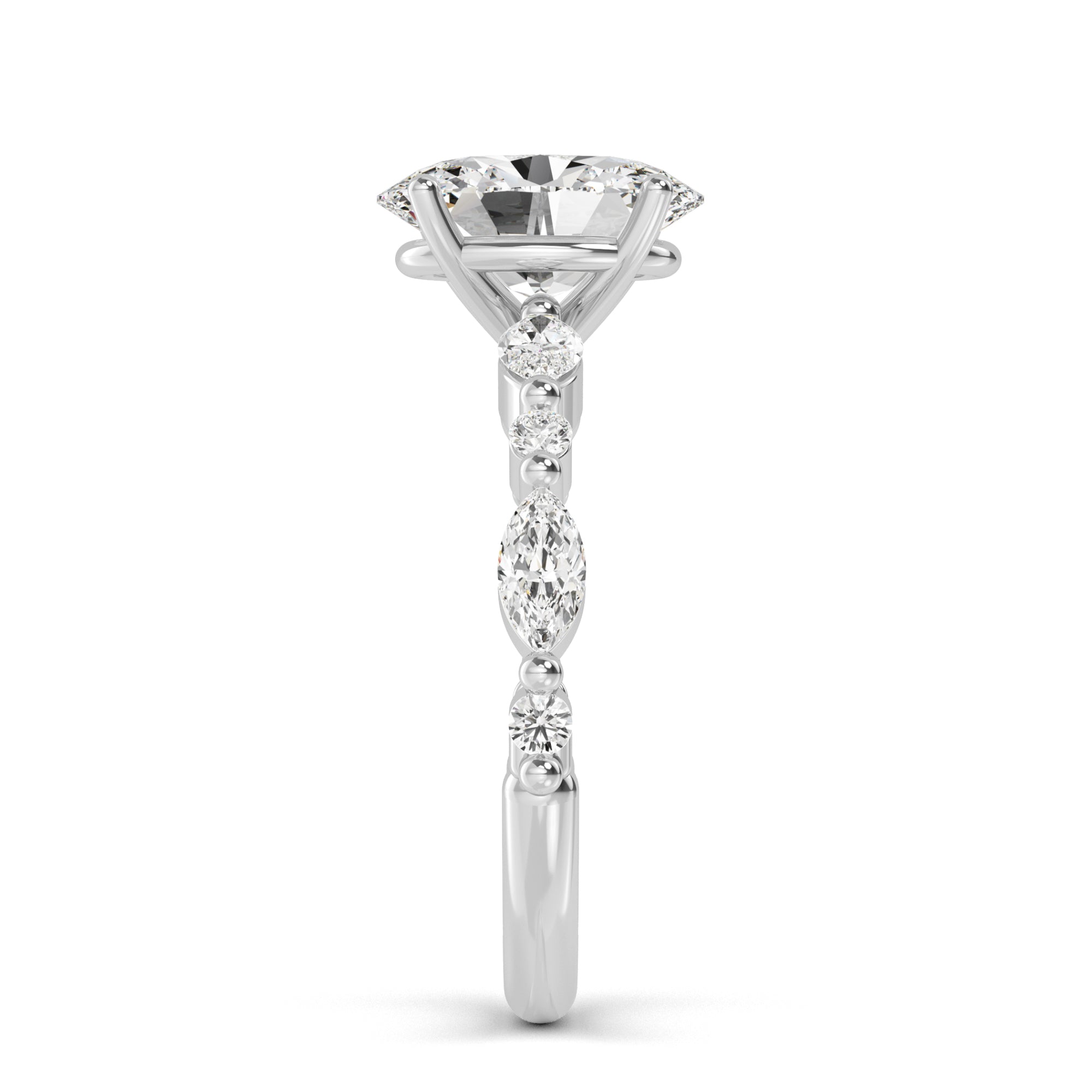 The Oval Petal Ring