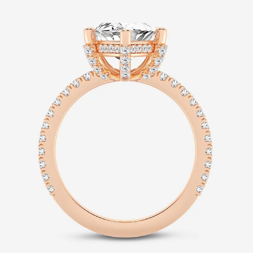 The Classic Pavé Marquise Hidden Halo