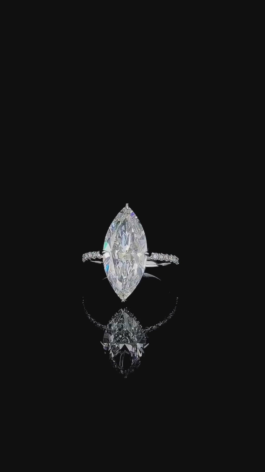 The Classic Pavé Marquise Hidden Halo